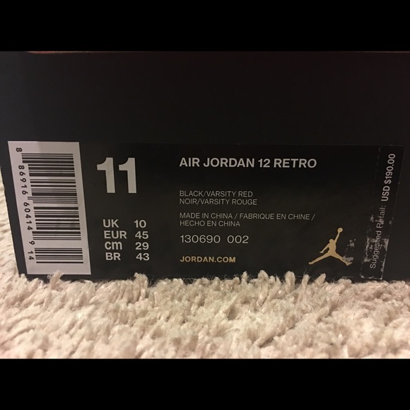 Jordan 12 Flu game - Picture 3 of 3